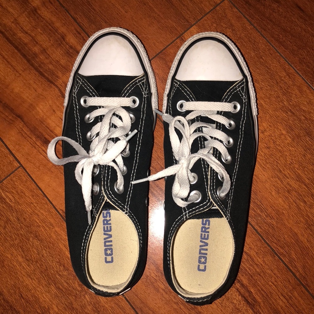 Classic black & white converse